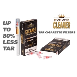 KORONA CLEANER 24 Cigarette Filters for TAR REMOVES